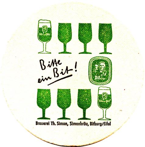 bitburg bit-rp bitburger pils rund 4b (215-8 biergl�ser-gr�n)